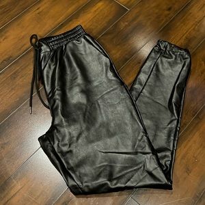 Pleather Joggers 💗SOLD💗